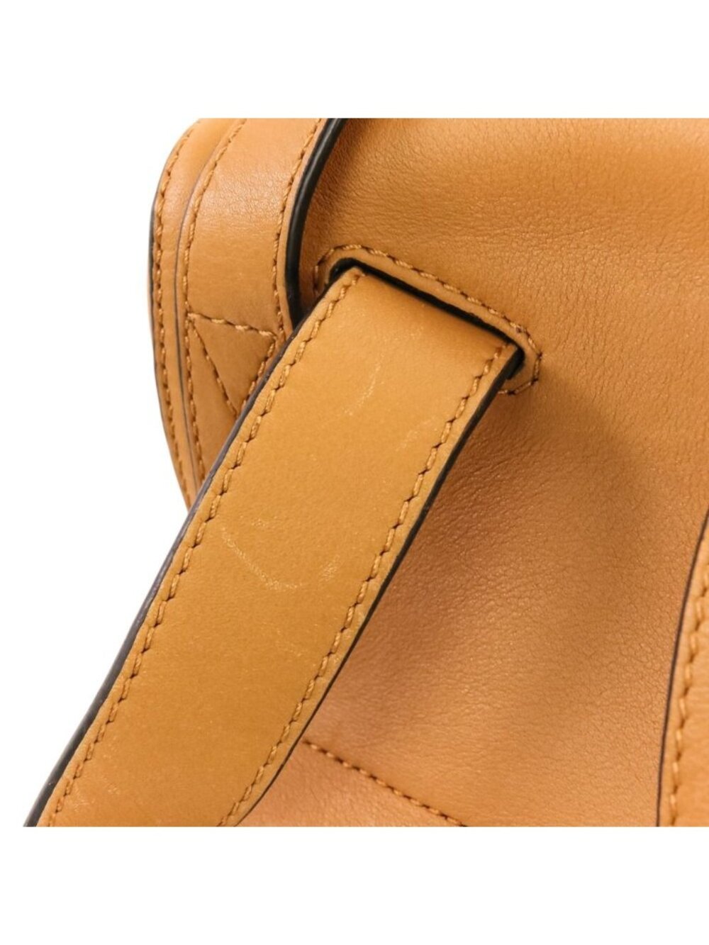 Loewe Drawstring Leather Backpack Camel - Picture 14 of 15